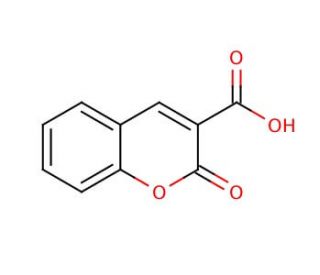 Coumarin-3-carboxylic acid (CAS 531-81-7) - chemical structure image