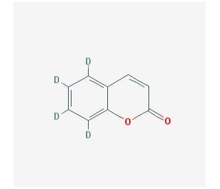 Coumarin-d4 (CAS 185056-83-1) - chemical structure image