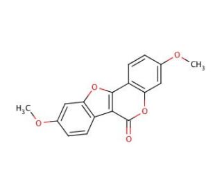 Coumestrol dimethyl ether (CAS 3172-99-4) - chemical structure image