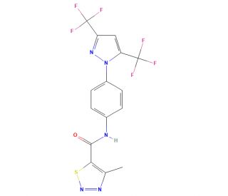 CRAC Channel Inhibitor, BTP2 (CAS 223499-30-7) - chemical structure image