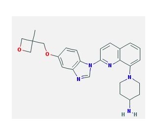 Crenolanib (CAS 670220-88-9) - chemical structure image