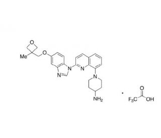 Crenolanib Trifluoroacetic Acid Salt (CAS 1797008-57-1) - chemical structure image