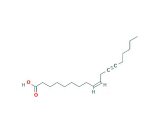 Crepenynic acid (CAS 2277-31-8) - chemical structure image