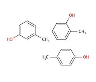 Cresol mixture of isomers (CAS 1319-77-3) - chemical structure image