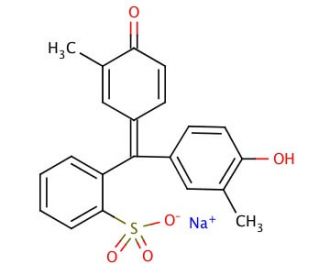 Cresol red sodium salt (CAS 62625-29-0) - chemical structure image