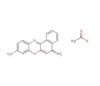 Cresyl Violet acetate (CAS 10510-54-0) - chemical structure image