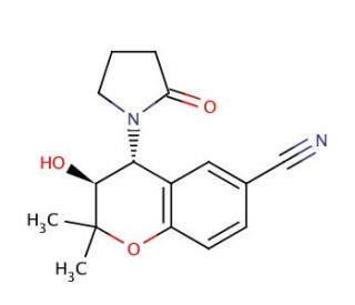 (&plusmn;)-Cromakalim (CAS 94470-67-4) - chemical structure image