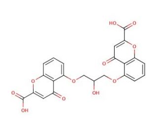 Cromolyn (CAS 16110-51-3) - chemical structure image