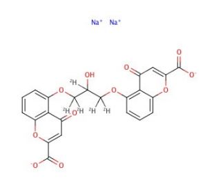 Cromolyn-d5 Disodium Salt - chemical structure image
