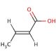 Crotonic acid (CAS 107-93-7) - chemical structure image