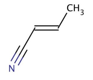 Crotononitrile, mixture of cis and trans (CAS 4786-20-3) - chemical structure image