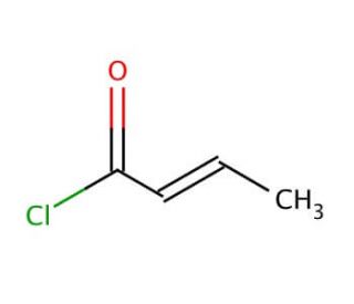 Crotonoyl chloride (CAS 625-35-4) - chemical structure image