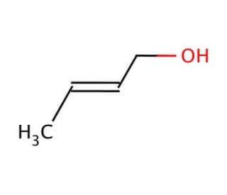 Crotyl alcohol, mixture of cis and trans (CAS 6117-91-5) - chemical structure image