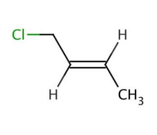 Crotyl chloride (CAS 591-97-9) - chemical structure image