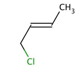 Crotyl chloride, predominantly trans (CAS 4894-61-5) - chemical structure image