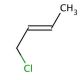 Crotyl chloride, predominantly trans (CAS 4894-61-5) - chemical structure image