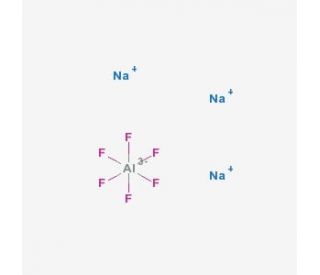 Cryolite (CAS 15096-52-3) - chemical structure image