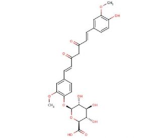 Curcumin β-D-Glucuronide (CAS 227466-72-0) - chemical structure image