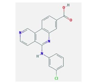 CX-4945 (CAS 1009820-21-6) - chemical structure image