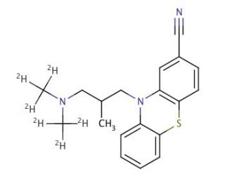 Cyamemazine-d6 - chemical structure image