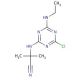 Cyanazine (CAS 21725-46-2) - chemical structure image