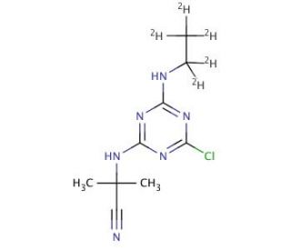 Cyanazine-d5 - chemical structure image