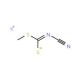 Cyanimidodithiocarbonic acid S-methyl ester S-potassium salt (CAS 10191-61-4) - chemical structure image