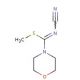 cyano[(methylsulfanyl)(morpholin-4-yl)methylidene]amine - chemical structure image