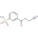 cyanomethyl 3-(aminosulfonyl)benzoate - chemical structure image