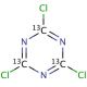 Cyanuric chloride-13C3 (CAS 286013-07-8) - chemical structure image