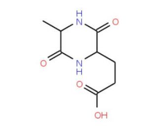 Cyclo(-Ala-Glu) (CAS 16364-36-6) - chemical structure image