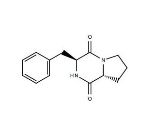 Cyclo(L-Phe-D-Pro) - chemical structure image
