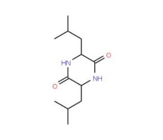 Cyclo(Leu-Leu) (CAS 952-45-4) - chemical structure image
