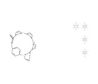 Cyclobis(paraquat-1,4-phenylene) Tetrakis(hexafluorophosphate) (CAS 117271-77-9) - chemical structure image