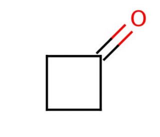 Cyclobutanone (CAS 1191-95-3) - chemical structure image