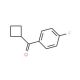 Cyclobutyl 4-fluorophenyl ketone (CAS 31431-13-7) - chemical structure image