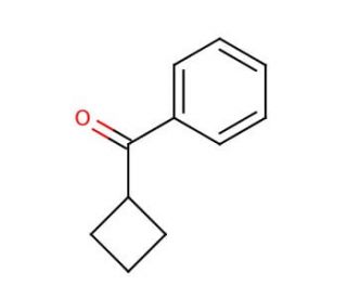 Cyclobutyl phenyl ketone (CAS 5407-98-7) - chemical structure image