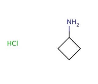 Cyclobutylamine hydrochloride (CAS 6291-01-6) - chemical structure image