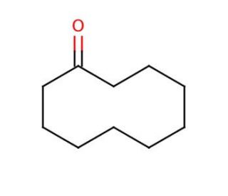 Cyclodecanone (CAS 1502-06-3) - chemical structure image