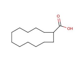 Cyclododecanecarboxylic acid (CAS 884-36-6) - chemical structure image