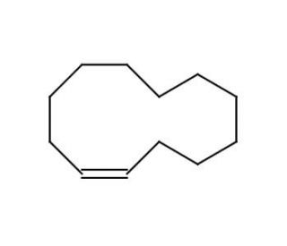 Cyclododecene, mixture of cis and trans (CAS 1501-82-2) - chemical structure image