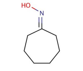 Cycloheptanone oxime (CAS 2158-31-8) - chemical structure image