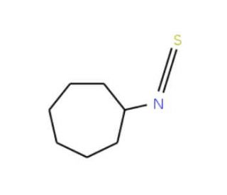 Cycloheptyl isothiocyanate (CAS 81542-16-7) - chemical structure image