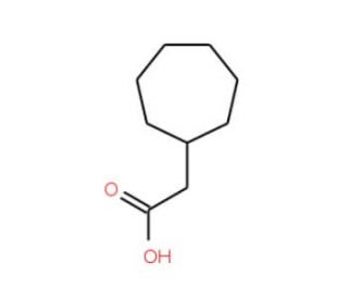 Cycloheptylacetic acid (CAS 4401-20-1) - chemical structure image