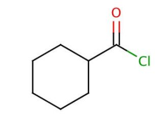 Cyclohexanecarbonyl chloride (CAS 2719-27-9) - chemical structure image