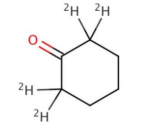 Cyclohexanone-2,2,6,6-d4 (CAS 1006-03-7) - chemical structure image