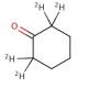 Cyclohexanone-2,2,6,6-d4 (CAS 1006-03-7) - chemical structure image