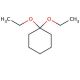 Cyclohexanone diethyl ketal (CAS 1670-47-9) - chemical structure image