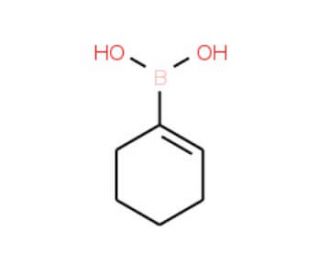 Cyclohexen-1-ylboronic acid (CAS 89490-05-1) - chemical structure image