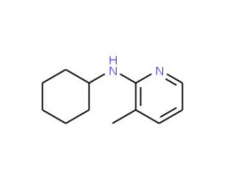Cyclohexyl-(3-methyl-pyridin-2-yl)-amine - chemical structure image